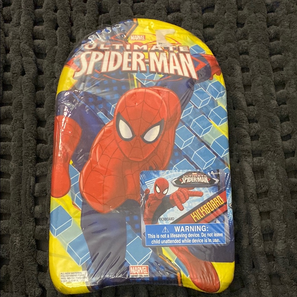 Marvel Spider-Man Swim Kickboard - Red, Blue, Yellow